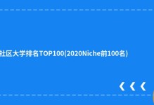 美国社区大学排名TOP100(2020Niche前100名)